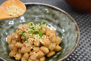 納豆+北の畑からパウダードレッシング 山わさび味